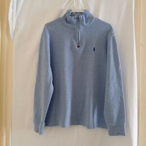 Ralph Lauren Quarter Zipup Sweater L Reg Fit